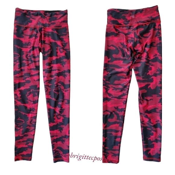 FLYWHEEL Black/Red Camouflage Legging - Picture 2 of 8